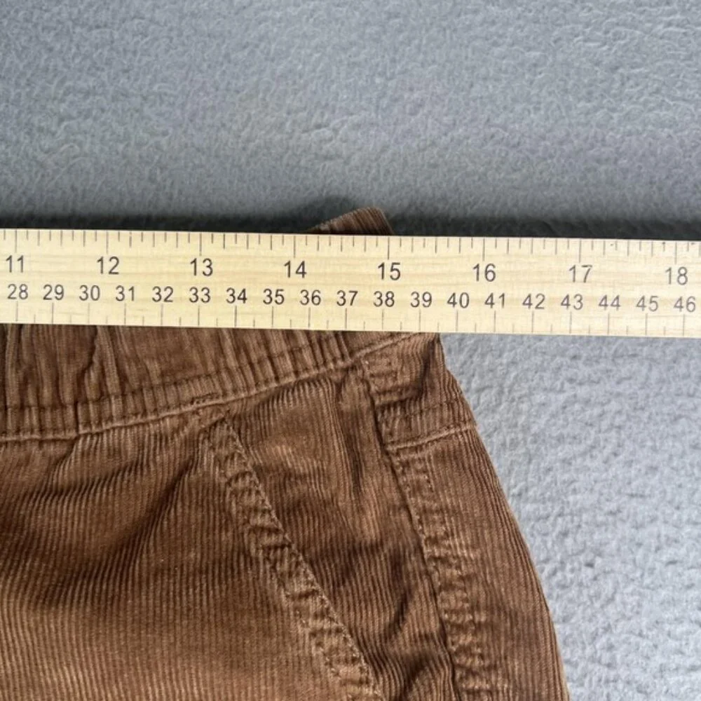 Alpine Design Hike Corduroy Pants Womens Medium Brown Roasted Coffee Outdoor New
